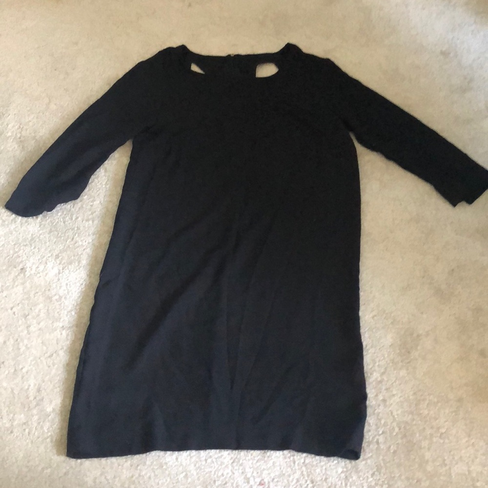 Black shift dress